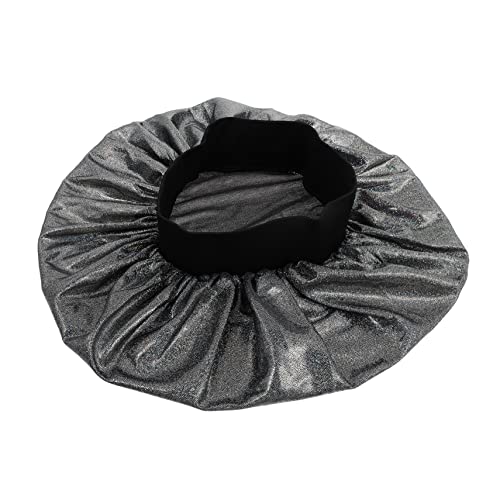 Didiseaon 3pcs Wide Brim Bathing Hat Bath Hat Hair Bands for Womens Hair Night Sleep Hat Shower Cap for Silk Head Scarf Curling Headband Hat for Women Cosmetic Satin Miss Hair Cap