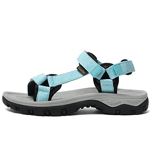 Image of Women's Hiking Sport Sandals Water Outdoor Athletic Shoes With Arch Support Adjustable Velcro Beach Shoes