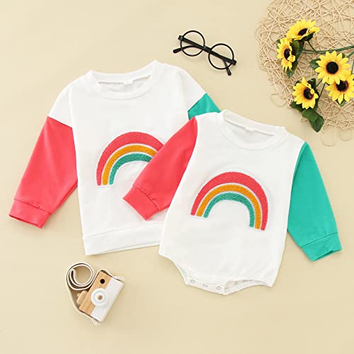 Toddler Kids Baby Boys Girls Hoodies Crewneck Pullover Sweatshirt Solid Color Tops Warm Fall Winter Clothes3