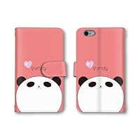 ベージュ パンダ スマホケース 手帳型 可愛い iPhoneケース iPhone15 ケース 手帳型 iPhone 15 スマホケース 携帯ケース パンダ ぱんだ 動物 可愛い かわいい イラスト 面白い ゴロゴロ  怠惰 怠け者 くすみカラー カラー02