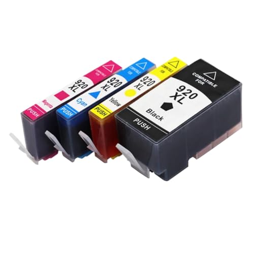 Cartouche d'encre 920XL compatible Deskjet 6500 7000 7500A encre 4 couleurs haute capacité