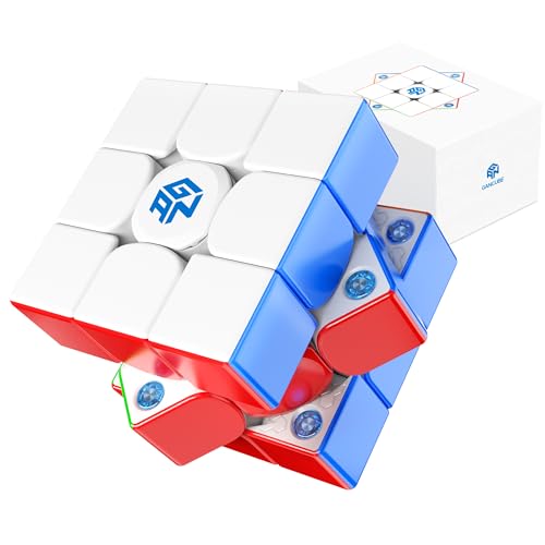 CuberShop GAN 356 M E Magnetic 3x3 Speed Cube, Gans Upgraded 2023 GAN 356 ME Pro Version, Smooth & Fast 3 by 3 GAN 356 ME Magnetic Cube, GAN 356M E Speed Cube (Stickerless Primary Internal)