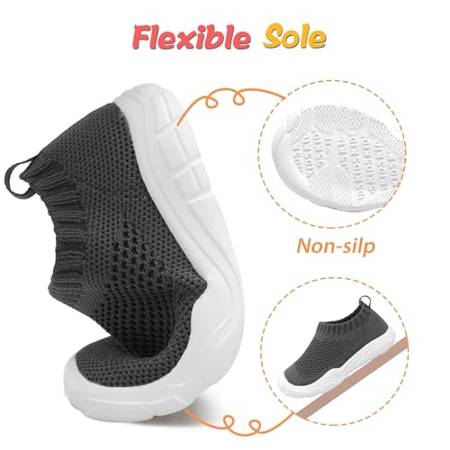 Image of JOINFREE Toddler Boys Girls Sneaker Slip On Shoes Kids Lightweight Breathable Walking Shoes