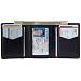 alpine swiss Men's RFID Blocking Trifold Wallet Genuine Leather, Black, One Size