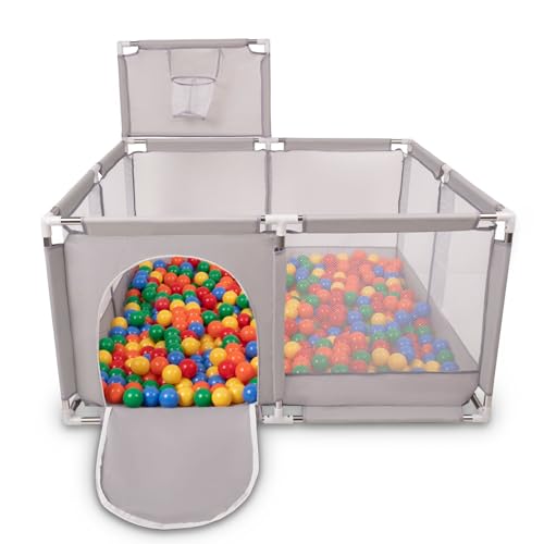 Selonis Recinto Per Bambini Con 100 Palline Colorate 6 Cm,