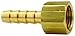 Dixon 1/2" Hose ID x 3/8" Fem NPSM Swiv x Hose Barb, Brass, Ball Seat Type (BFS43)