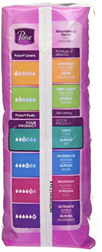 Image of Poise Incontinence Ultra Thins Light Absorbency, 24 Count
