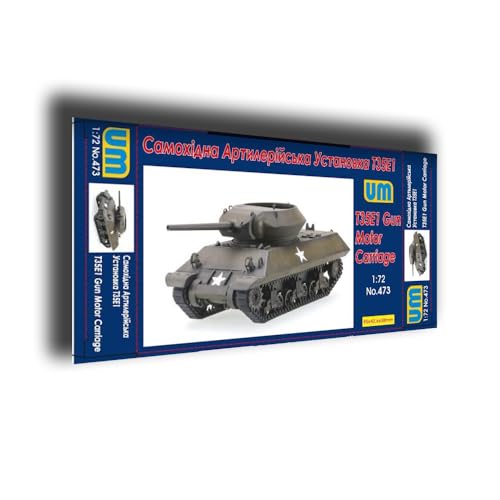 Unimodel 473 Gun Motor Carriage T35E1 maquette 1/72 aux pièces ajustées sans défaut
