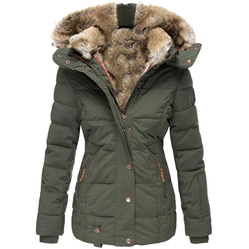 Manteau femme hiver long et slim fit veste polaire chaude parka imperméable chic