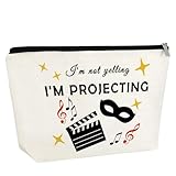 Theatre Drama Gift Theatre Teacher Gifts Makeup Bag Appreciation Thank You Gifts for Theatre Team Musical Theatre Lover Gift for Performance Actress Actors Play Performer Gift Birthday Christmas Gift