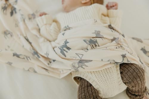 Image of Copper Pearl Swaddle Blankets for Newborns | Soft Stretchy Receiving Blankets for Boys and Girls | Large 46 x 46 Inch Baby Blankets | Lightweight and Breathable Swaddles | Cody