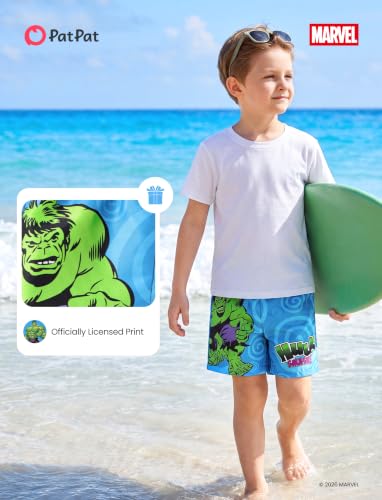 Image of Disney Stitch Spiderman Star Wars Cars Toy Story Mickey Boy Swim Trunks UPF50+Swim Shorts Compression Liner & Quick-Dry 6M-9Y