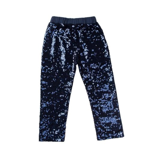 Xiaojmake Sequin Casual Pants for Infant Girls and Kids with Lining Little Girl's Sparkling Trousers High Waisted Dance Pants