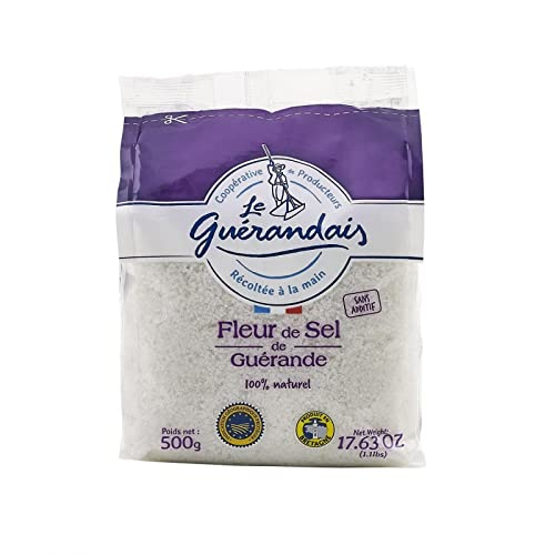 LE GUERANDAIS - Le Guérandais Fleur De Sel De Guérande Sachet 500G - le Lot De 3