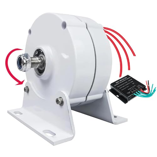 Moteur à aimant permanent (16000W) blanc 3 phases pour énergie éolienne maison