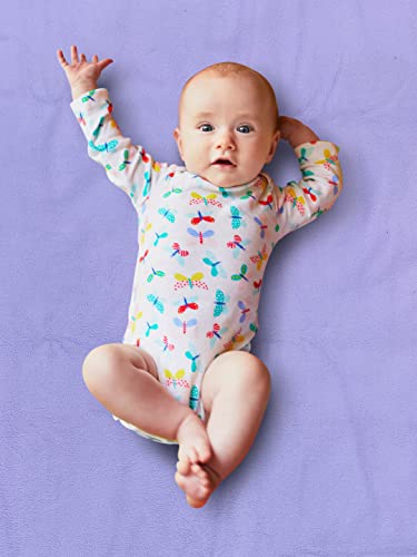 Image of BIANCA Soft Bamboo Baby Dry Sheet, Mattress Protector -1pc Extra Large (smartdry) | Waterproof & Breathable Anti Bacterial | Baby Dry Sheet & Mattress Protector. Solid-Violet