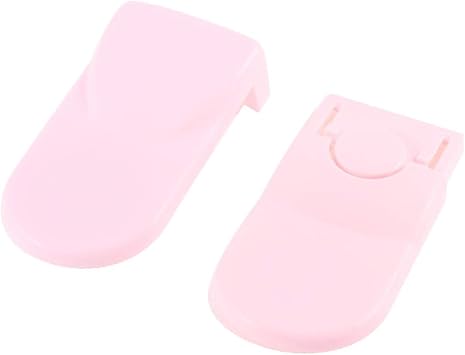 New Lon0167 Child Adhesive Featured Tape Plastic Right reliable efficacy Angle Door Drawer Safety Lock Pinkid5eb 00 8f 649