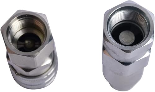 Miniatura 3 de Solarhome 7246777 7246790, kit de acoplador de cara plana macho y hembra compatible con Bobcat 553 751 753 763 773 7753 863 864 873 963 323 324 337