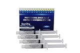 Professional Dental Strength 35% FAST ACTING Teeth Whitening Gel. Includes 4 XL 10cc Syringes of Whitening Gel! Up TO 120 Applications! Made in USA!