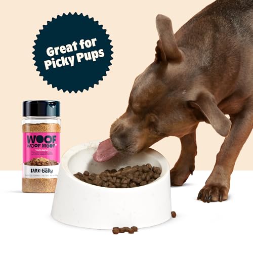 Image of Bark in the Belly Pork Dog Food Topper - Limited Ingredient Blend with Real Pork & Rosemary - Shake & Sprinkle Meal Mixer for Dogs of All Breeds and Life Stages