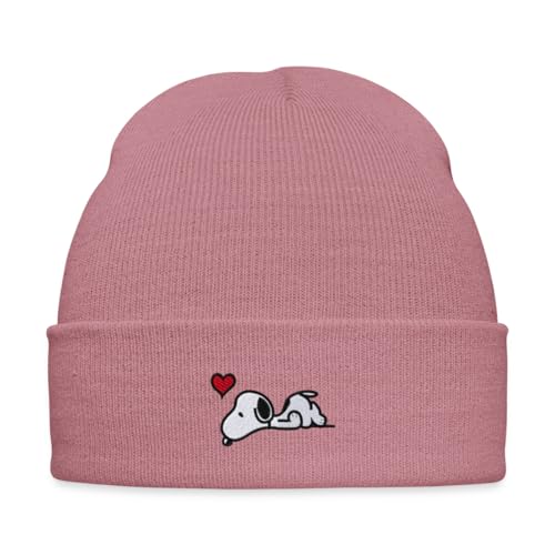 Peanuts Weihnachtspullover 25 Spreadshirt Peanuts Snoopy Liebe Herz Love Stick Wintermütze, One...