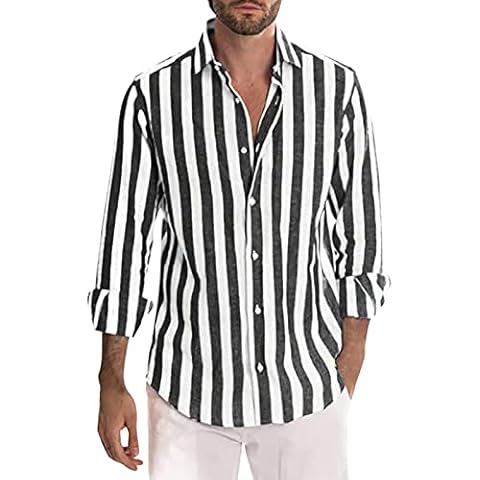 Chemise Casual Rayée MMOOVV Cover
