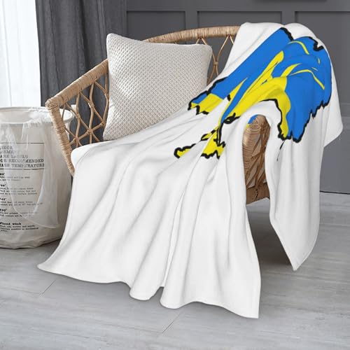 Couverture douce chaude Ukraine pour grand lit hiver - 8