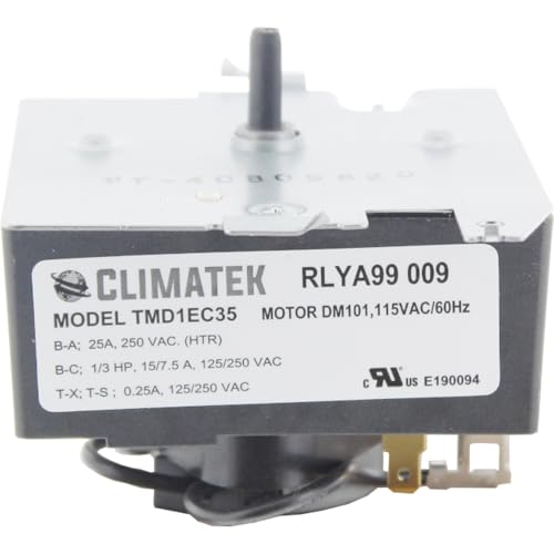 234D2377P005 - ClimaTek Dryer Timer Control Replaces GE General Electric Hotpoint Norm Pacific TMD1EC35 Works with GTD33EASK0WW GTX22EASK0WW GTX33EASK0WW HTX21EASK0WW & More