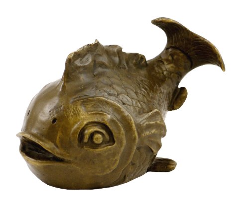 Sculpture poisson bronze pour remplacer les objets déco fragiles et sans âme