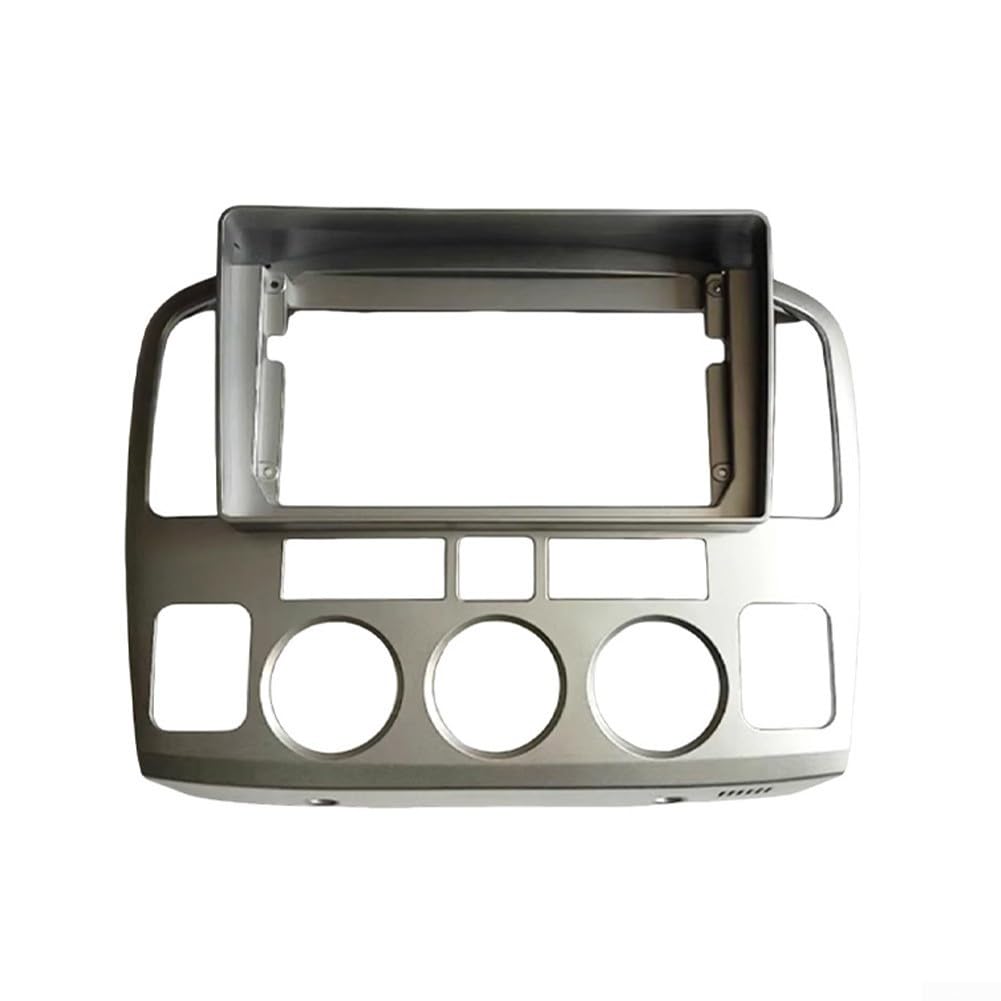 Copertura per pannello del lettore auto, mascherina per autoradio e cruscotto, per Suzuki e Grand Vitara XL-7 2001-2006 (argento)