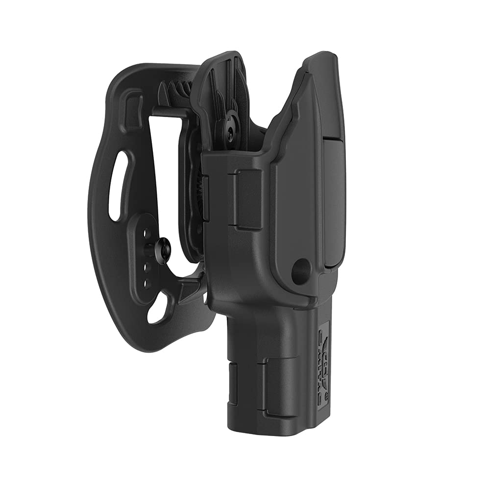 Kabura Wiosłowa G17 Owb Polimerowa Kabura do Glock17 Glock22 Glock31 Gen1-4 G17 Gen5 Otwarta Kabura do Noszenia na Zewnątrz Pas Poziom II Retencja Praworęczna Taktyczna Kabura na Broń