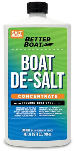 Image of Salt Remover for Boats Concentrate, Marine De-Salt Flusher for Outboard