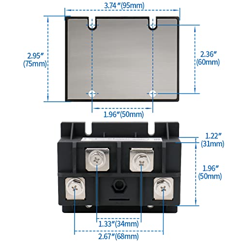 Baomain Bridge Rectifier Mdq-200A 200A 1600V Full Wave Diode Module Single-Phase #TOP3