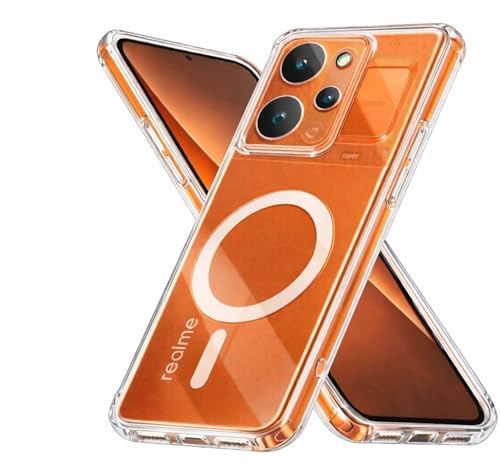 Image of Spazy Case Realme P4 Power Back Cover | Crystal Clear Anti-Yellow Case | Premium Abstract Design | Shockproof Slim Fit | Scratch Resistant Transparent Cover for Realme P4 Power