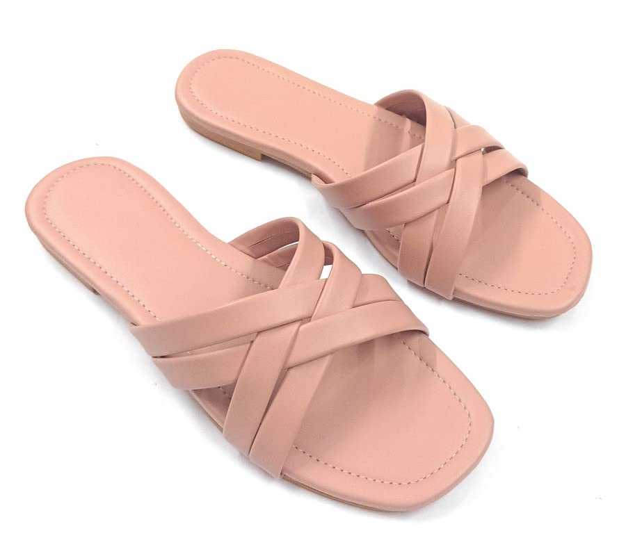 Women Stylish Flats Fashion Sandal For Party & Wedding/Casual Flat Sandals For Women's & Girls_TA02