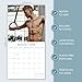 2026 Square Wall Calendar - Hot Shirtless Men 12 x 12 Inch Monthly View, 16-Month, Unveiled Theme, Includes 180 Reminder Stickers