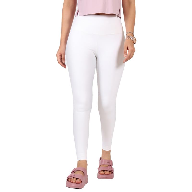 BlissClub The Ultimate Leggings Lite, Ankle Length Tights for Women for Gym, Yoga and Workout with High Waist, Tall (for Women Above 5’5)