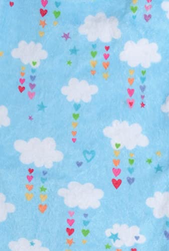 Iscream Big Girls Pretty Print Silky Soft Plush Pants - Cheerful Clouds, Medium (10/12) #TOP1