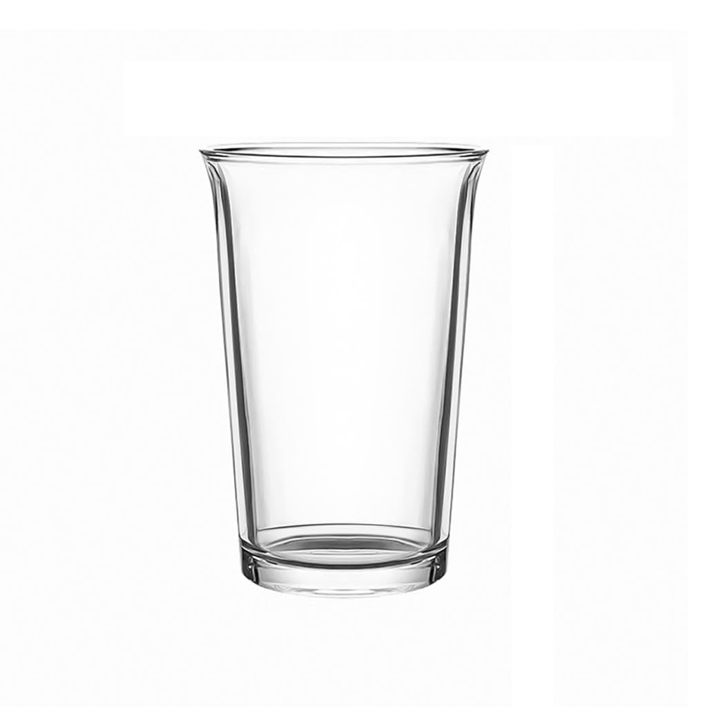 Copas de Vidrio Elegantes American Style Iced Latte Cups Restaurant Strawberry Milkshake Mug Simple Water Cup Juice Cold Drink Mugs Wine Glass Vasos de Vidrio para Beber(365ml)