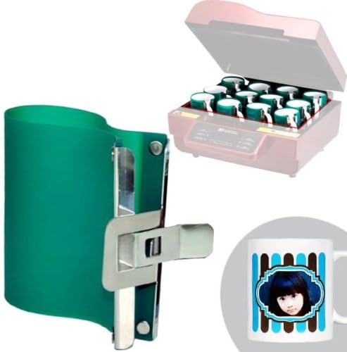 Miniatura 2 de Sublimación 3D 11OZ Taza Abrazadera Silicona Taza Wrap, 11OZ Taza Abrazadera Accesorio para Imprimir Tazas de Café 11OZ 10 PCS