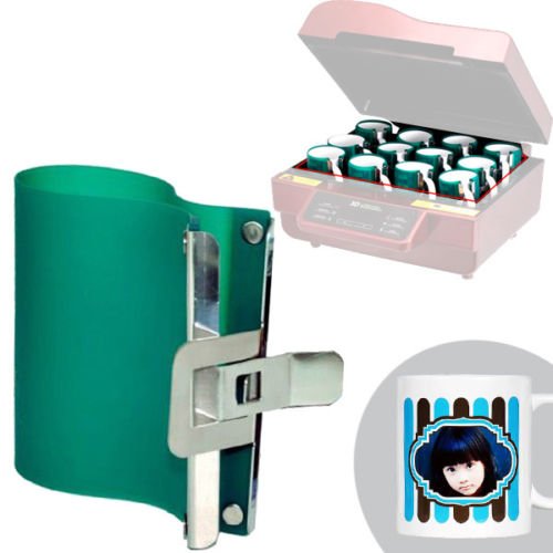 3D Sublimation 11Oz Mug Clamp Silicone Mug Wrap,11Oz Cup Clamp Fixture For Printing 11Oz Coffee Mugs 10 Pcs #TOP1