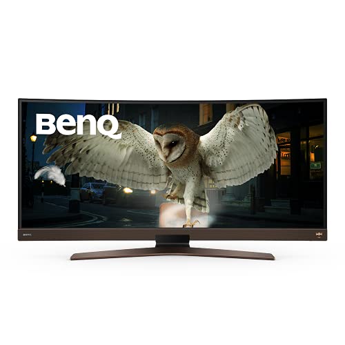 Benq Ew3880R Premium Curved Ultrawide Monitor 38" Wqhd W/ Remote | Ips | 2300R Curve | Hdri | Eye-Care Tech | Height, Swivel & Tilt | 2.1Ch W/ 8W Subwoofer | Displayport |Hdmi | Usb-C | Usb Hub,Black #TOP2