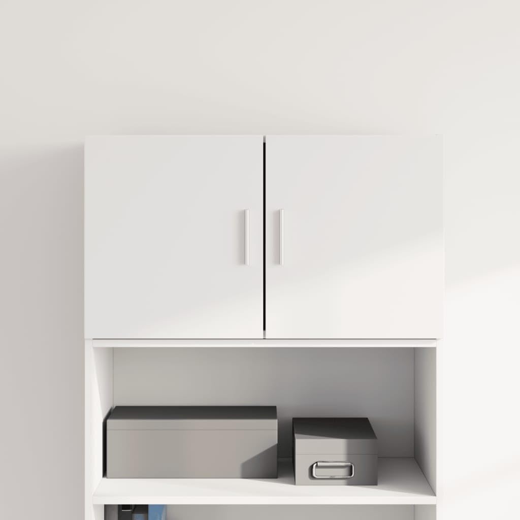 vidaXL Mobile a Parete Bianco 70x42,5x40 cm in Legno Multistrato