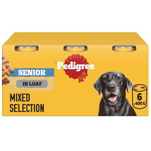 Pedigree Wet Dog Food for Senior Dogs, 6 x 400g