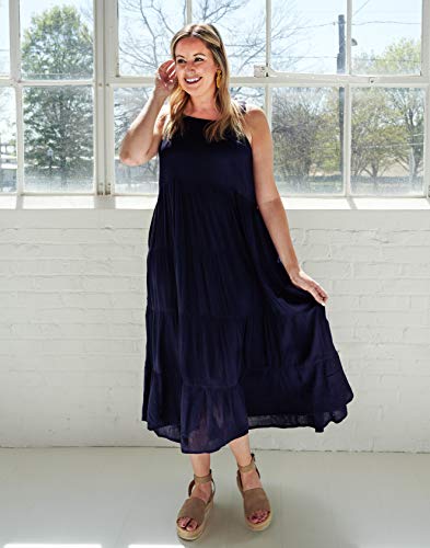Image of Mud Pie Women's Tiered Maxi Dress