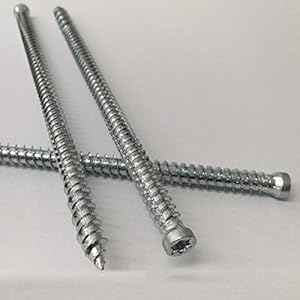 Pbg 20 Stück Fensterrahmenschrauben 7,5 x 102 mm
