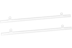 MECCANIXITY Poster Hanger Rail Poster Strip Bar 40cm/16inch Clear with Clips for...