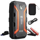 日本メーカー[GIBSON] ジャンプスターター(L)(32000mAh) 大容量 2000A【日本国内PL保険加入商品】ピーク電流 (最大ガソリン6.0L車以下・ディーゼル車4.0L以下対応) PSE認証日本国内メーカー2年保証 車用エンジンスターター 車緊急始動 モバイルバッテリー機能 LEDライト搭載 防災 非常電源