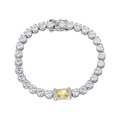 Bracelet tendance argent 925 rose avec détails géométriques à offrir