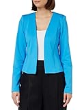 Angenehmer Jersey- Stoff, tailliert, leicht stretchig, Kurzblazer